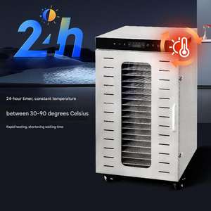 Nouvelle machine de séchage alimentaire de grande capacité en acier inoxydable, pour fruits, légumes et autres produits alimentaires. - Product Image 4