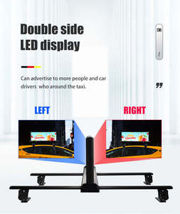 หน้าจอแสดงผล LED พร้อมการรับประกัน 3 ปี บริการหลังการขายด้านเทคนิค หน้าจอ LED ติดหลังคารถแท็กซี่แบบสองด้าน P5 สำหรับใช้งานกลางแจ้ง พร้อมขายึด - Product Image 5