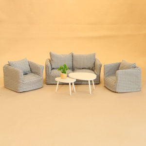 เฟอร์นิเจอร์หนูขนาดเล็กทำด้วยมือแบบนอร์ดิกสำหรับผู้ใหญ่เกมแบบโต้ตอบสำหรับครอบครัวบ้านตุ๊กตาขนาดเล็กสไตล์เรซิน - Product Image 5