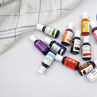 Colorant Alimentaire en Gel pour Pâtisserie, Bonbons, Glaces : Jaune, Vert, Bleu, Rouge, Rose, Violet, Orange, Marron
