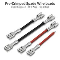 Cable Terminal Hembra SHAN WEI OEM 250 187 con Aislamiento de PVC, Conductor de Cobre Estañado Libre de Oxígeno, 300V de Voltaje Nominal