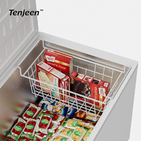 Grands paniers rectangulaires en fil de fer pour réfrigérateur, paniers suspendus en métal pour cuisine et congélateur commercial