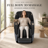 Fauteuil de massage électrique haut de gamme OYEAL Luxury SL Track 3D à gravité zéro pour le corps entier, avec pétrissage, tapotement, rouleau pour les pieds, directement de l'usine