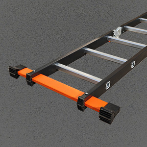 Échelle transformable multifonction <span class=keywords><strong>8</strong></span>-en-1 en acier au carbone, certifiée EN131 - Product Image 5
