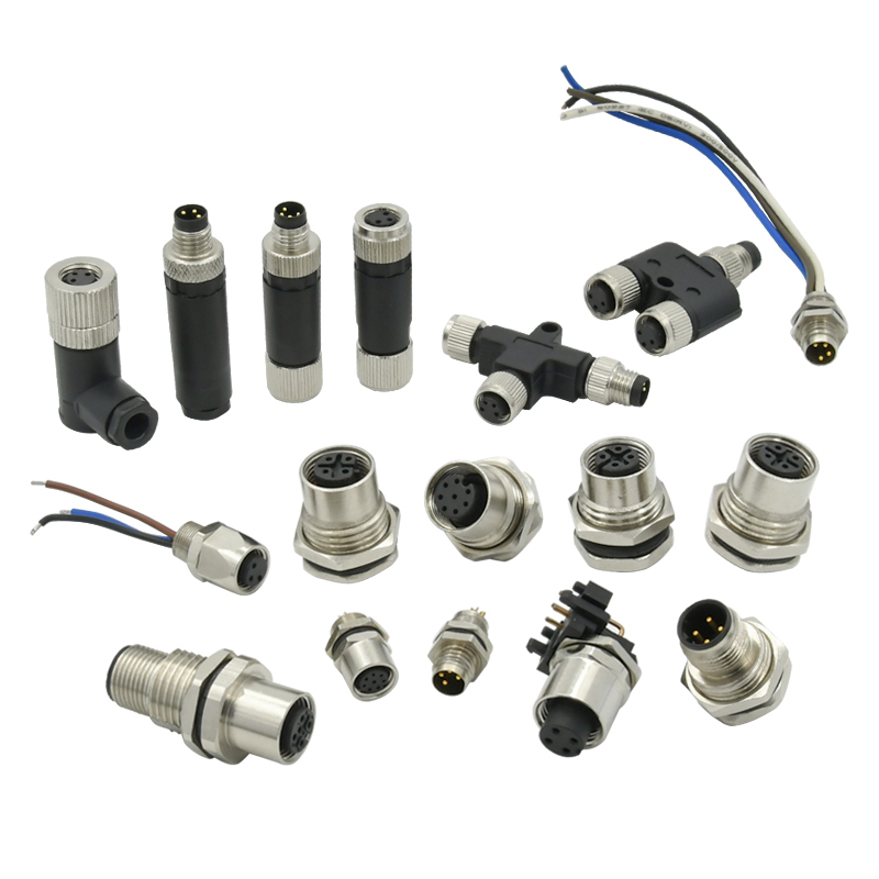 M5 M16 M8 M12 Waterproof Wire Connector 4 Pin Cable Circular Electrical For Automotive