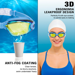 <span class=keywords><strong>Occhialini</strong></span> <span class=keywords><strong>da</strong></span> <span class=keywords><strong>Nuoto</strong></span> CE Protezione UV400, Lenti Antiappannamento, Visione Senza Appannamento, Occhiali per Acqua Aperta, Logo Personalizzabile - Product Image 3