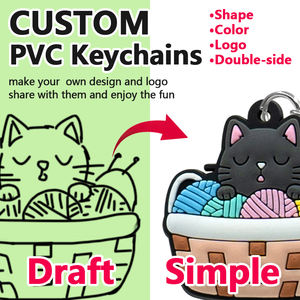 Porte-clés 3D en PVC Demon Hunter Girl Squad, conçu pour les fans de fantasy <span class=keywords><strong>et</strong></span> proposé en styles personnalisés de 7,5 cm pour les commandes en gros - Product Image 6