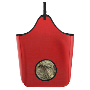 Bolsa para heno de caballo de tela Oxford azul, para alimentación lenta, almacenamiento, uso en establos y viajes - Product Image 5