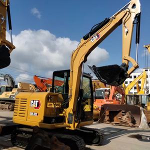 Excavatrice sur chenilles hydraulique mini CE certifiée d'origine japonaise Caterpillar Cat 305.5E2 5,5T avec accessoire tarière Cummins - Product Image 5