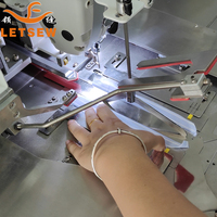 Machine à coudre automatique brevetée LF-PZN02-XC02 pour fentes de manches de chemise – Économisez 3 ouvriers – 26s/2 pièces – Tissus épais/fins/élastiques