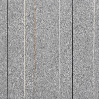 Dalles de moquette rayées en polypropylène avec support bitumineux, solution de revêtement de sol modulaire classique pour la maison, les centres commerciaux et les bureaux