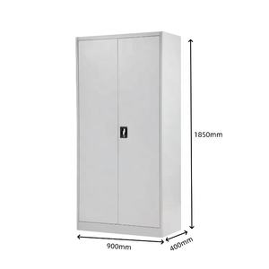 モダンな5層金属製オフィスファイリングキャビネット2ドアスチール収納キャビネットダイニングキッチン屋外ワークショップ用 - Product Image 3