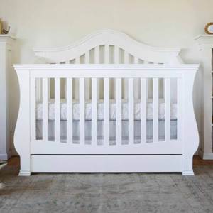 Cuna para Bebé Forever Eclectic Cottage, Madera Maciza, Color Blanco/Natural, Moderna, Convertible 4 en 1, para Hospital, Escuela - Product Image 3