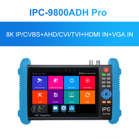شاشة اختبار كاميرات المراقبة تعمل باللمس، جهاز اختبار كاميرات IP طراز Ipc 9800 Movtadhs Plus، شاشة LCD لإصلاح وفحص الكاميرات