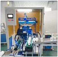 Machine d'impression sérigraphique pour gobelets en plastique, imprimante sérigraphique automatique multicolore pour l'impression de gobelets en papier, bols, gobelets en PP pour le thé au lait