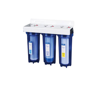 Filtre à eau manuel sous l'évier à 3 étages pour la maison avec matériau plastique Triplet Stage Design - Product Image 3