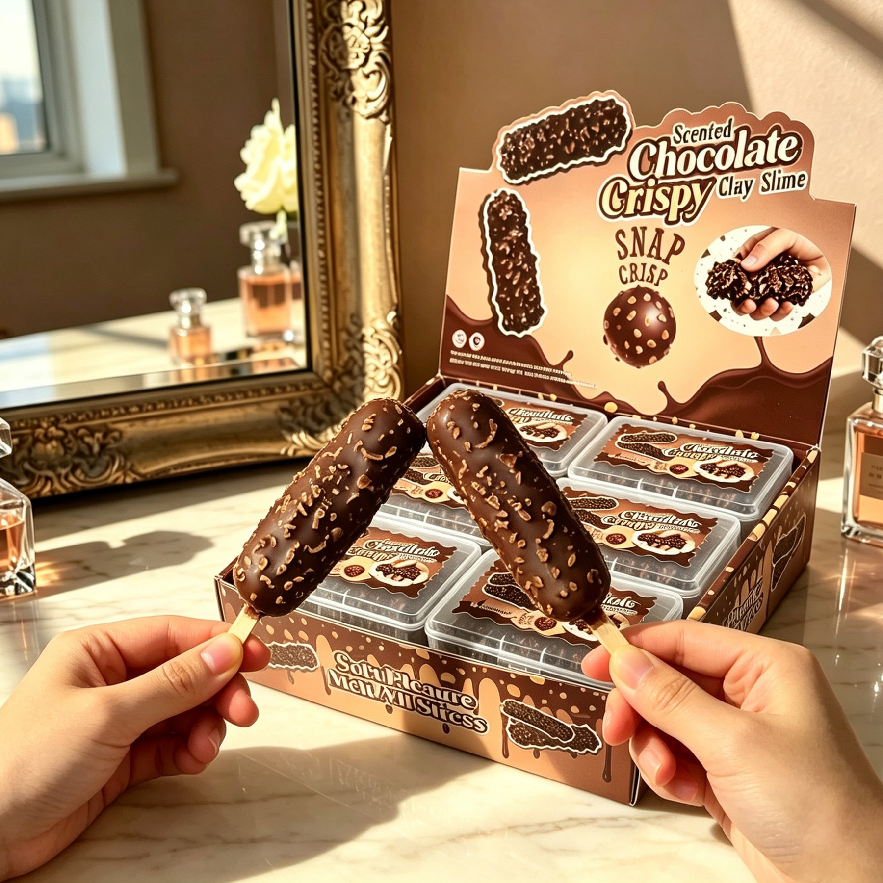 Crispy Chocolate Bar Squishy