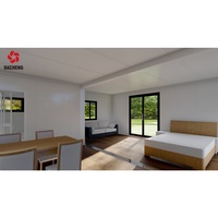 Maison préfabriquée moderne, extensible, modulaire, petite maison pour jardin, maison d'hôtes, chalet de vacances
