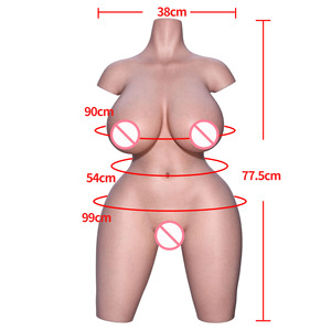 Factory Customized Multi Functional Half Body <strong>Robot</strong> <strong>Sex</strong> Toys Silicone Doll Heating Warmth Softness Big Boobs Can Hold Penis - Product Image 6