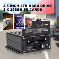 Solution MDVR pour voiture à 8 canaux, 4G GPS, écran IPS HD de 10,1 pouces, 8 caméras étanches, kit de boîte noire pour voiture, gestion de flotte de camions et de bus