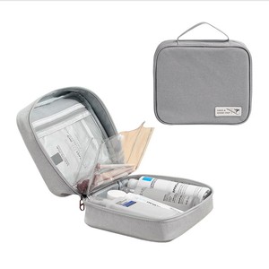 Nueva bolsa de almacenamiento cuadrada estilo Wabi Sabi, bolsa de viaje minimalista para artículos de aseo, bolsa de almacenamiento de cosméticos, bolsa de maquillaje portátil para mujer - Product Image 1