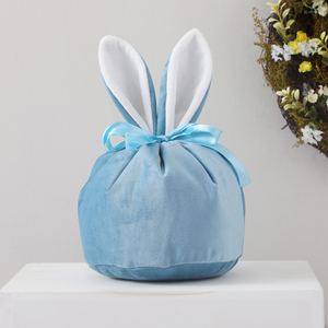 Sacchetti Regalo per Sublimazione all'Ingrosso, Sacchetti con Coulisse a Orecchie di Coniglio, Sacchetti in Velluto a Forma di Coniglio Pasquale, <span class=keywords><strong>Bomboniere</strong></span> e Regali per Feste - Product Image 4