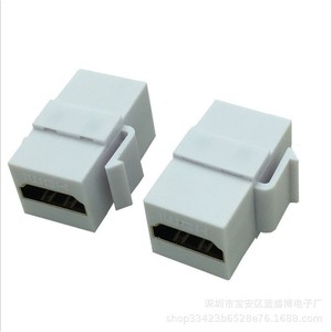 Adaptador HDMI hembra a hembra de material ABS para conexión de audio y video - Product Image 1