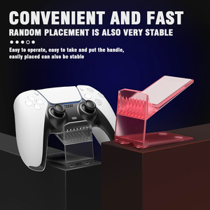 Ps5 <b>Controller</b> <b>Stand</b> For Xbox Ps4 Switch Pro Game <b>Controllers</b> Display Storage Rack Transparent Multi Color - Product Image 4