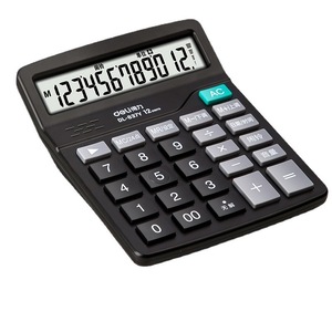 Calculatrice Deli 837Y à 12 chiffres avec écran large pour le bureau et les études - Product Image 2