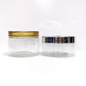 50ml 100ml 120ml 150ml 200ml 250ml Clear Wide Mouth PET <b>Plastic</b> Cosmetic Cream <b>Jars</b> with Black Lids for Skin Care & Custom Logo - Product Image 4