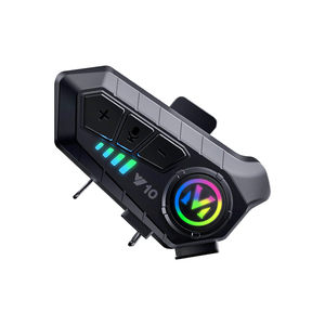 Memory Foam <strong>Ear</strong> Pad Motorcycle Wireless BT Headset ENC IPX-6 Waterproofing HiFi Sound 10mm Driver Reduces <strong>Ear</strong> Fatigue for Riders - Product Image 2