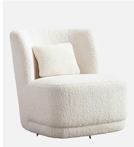 Fauteuil en cuir de qualité supérieure avec structure en bois massif, chaise longue confortable pour salon, bureau à domicile, meubles - Product Image 5
