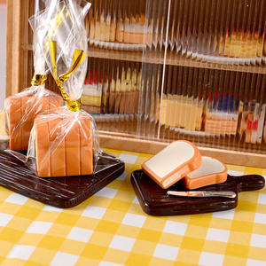 Accesorios de Comida en Miniatura para Casa de Muñecas, 1 Bolsa de Tostadas Simuladas, Juguetes para Muñecas - Product Image 5