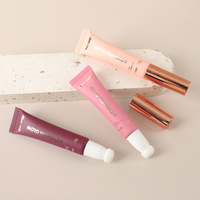 Brillant à lèvres haute brillance bouteille vide tube de rouge à lèvres de petite capacité matériau d'emballage cosmétique en plastique personnalisé