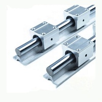 Rail de guidage linéaire REALMAX D-25 SBR UU LUU, diamètre 12 mm, série SBR, rail de support en aluminium pour machines à mouvement linéaire CNC