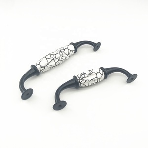 Xử lý và núm foshan kosin gốm cx243 đồ nội thất trắng + đen tủ bếp Euro thiết kế gốm xử lý núm - Product Image 5