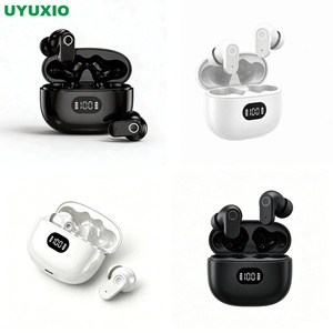 Audífonos Inalámbricos Estéreo TWS, Audífonos con Pantalla Digital, <span class=keywords><strong>Bluetooth</strong></span> 5.4, Control Táctil, para Entrenamiento y Viajes - Product Image 1