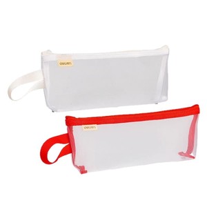 Estuche Transparente de Malla para Lápices Deli BC387, Bolsa con Cierre para Exámenes, Bolsa de Almacenamiento de Papelería para la Escuela y Oficina - Product Image 5