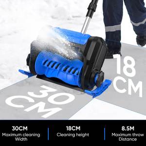 マキタ18Vバッテリー*2対応 1000Wブラシレス電動除雪機 コードレスポータブル電動冬用除雪機 デッキ、階段、パティオ用 - Product Image 4