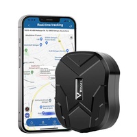 TKSTAR pelacak GPS 10000mAh, waktu siaga lama dengan platform pelacakan gratis gps waktu nyata untuk kontainer kendaraan Van Armada