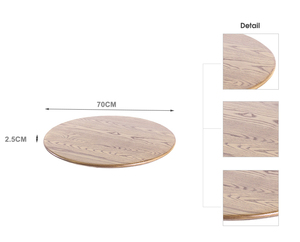 Plateau de table à manger en bois <span class=keywords><strong>massif</strong></span> Paulownia/Pin/Peuplier/<span class=keywords><strong>Hêtre</strong></span>/Noyer, moderne, haut de gamme, taille personnalisable, marque Bohao, garantie 3 ans - Product Image 3