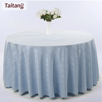 Nappe de table de mariage, en polyester, pour banquet, vente en gros, 12 pièces