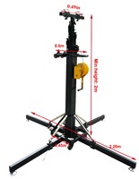 Soporte de armazón para altavoces de arreglo lineal para iluminación de DJ