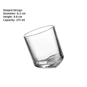 Verre à whisky incliné créatif anti-chute, transparent, pour eau et jus, verre à cocktail, verre à liqueur, verre à <span class=keywords><strong>vin</strong></span> de bar - Product Image 6