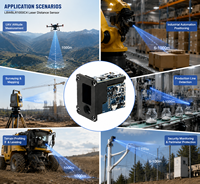 Capteur de distance laser IEC CLASSE 1 1000m, module de télémètre longue portée haute précision UART TTL LINPOWAVE LR1000C4