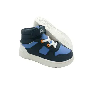 حذاء رياضي للأطفال عالي الجودة لكرة السلة للبيع بالجملة لعام 2024، أحذية كاجوال عند الكاحل للأولاد