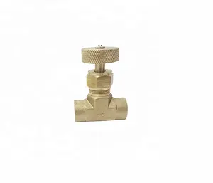 High Pressure Brass Needle Valve 3/8 NPT Male X 3/8NPT Female