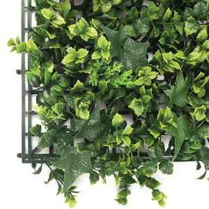 Vente en gros de panneaux muraux en gazon artificiel vert de 50x50 cm avec fleurs de lavande, jardin vertical, <span class=keywords><strong>d</strong></span>écoration intérieure et extérieure - Product Image 2