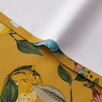 JA Rideaux de luxe modernes imprimés de fleurs Panneaux de draperie de fenêtre à œillets pour le salon Rideaux de salon