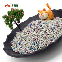 Arena para Gatos de Bentonita Triturada a Base de Sodio, Ecológica, de Roca Volcánica, OEM al por Mayor, Arena Premium Desodorizante para Gatos